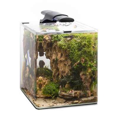 124141 Aquael Optibent Beyaz Set 30 Işıklı Filtreli Isıtıcılı 29lt Akvaryum - 1