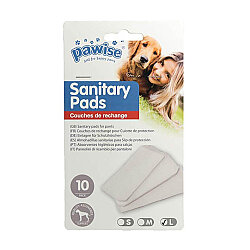 13038 Pawise Sanitary Pads - Köpek Külot Pedi L Boy 10 lu