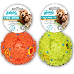 Pawise - 14103 Pawise Giggle Treat Ball - Sesli Mama Ödül Topu 11,5 cm