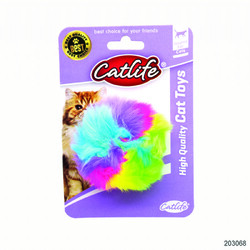 203068 CATLIFE Kediler için Tüylü Gökkuşağı Oyuncak