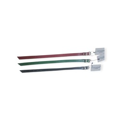 LEVAPAW - 2,8 MM Deri Yan Dikişli Köpek Tasması 2cm L boy