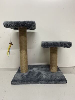 İki Oturaklı Peluş Tırmalama