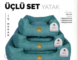 PET BROSS - 3 LÜ SET YATAK (İÇ MEKAN)