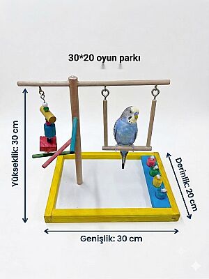 30x20 Kuş Oyun parkı  - 1