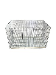 421 Kuş Kafesi Salma Siyah/Beyaz - 77x46x46 cm.