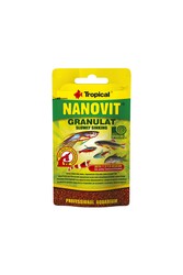 67101 Nanovit Granulat 10gr Küçük Akvaryum Balıkları ve Ergen Yavrular için
