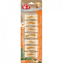 8IN1 - 8in1 Delights Strong XS Tavuklu Köpek Ağız Bakım Kemiği 7 li 140 gr