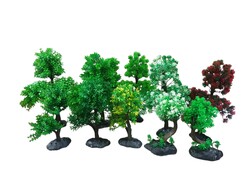 Fatih-Pet - 970 Bonsai Ağaç Akvaryum Bitki 10 lu