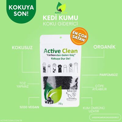 Active Clean Kedi Kumu Koku Giderici 240gr - 2