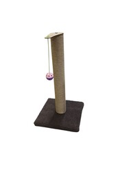 Fatih-Pet - Ahşap Desenli Çeşitli Oyuncaklı 50 Cm Tırmalama Peluş 