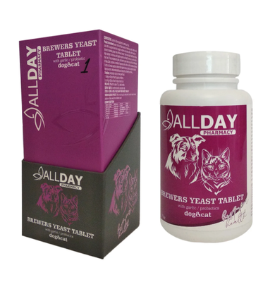 AllDay 75gr Brewers Yeast Tablet Dog&Cat 1