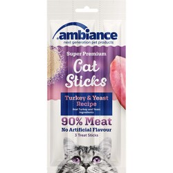 Ambiance - Ambiance Hindili Maltlı Kedi Ödül Çubuğu 3x5gr 