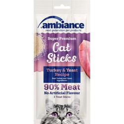 Ambiance Hindili Maltlı Kedi Ödül Çubuğu 3x5gr
