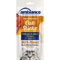 Ambiance Tavuklu Ciğerli Kedi Ödül Çubuğu 3x5gr