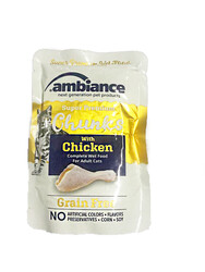 Ambiance Tavuklu Tahılsız Kedi Yaş Mama Pouch 85gr