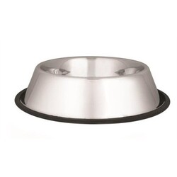 ASRE- 8 Regular Embossed Bowl 8 OZ  /Çelik Mama Kabı - 1