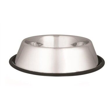 ASRE- 8 Regular Embossed Bowl 8 OZ  /Çelik Mama Kabı - 1