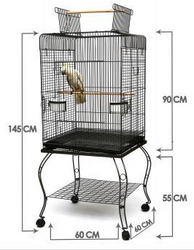 Fatih-Pet - BE-03 Papağan Kafesi Ayaklı 