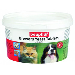 Beaphar - Beaphar Brewers Yeast Sarımsaklı Tablet 250 Tablet 