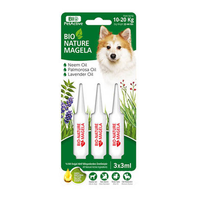 Bio Nature Magela Köpek Yeşil Ense Damlası 3x3ml 10-20 Kg