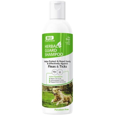 BioPetActive Herbal Guard Shampoo Köpekler için Antiseptik Şampuan 250ml - 1