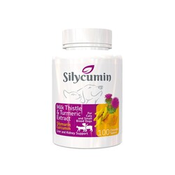 BioPetActive - BioPetActive Silycumin 45tablet Kedi ve Küçük Irk Köpekler için Zerdaçal ve Devedikeni Tableti 67gr