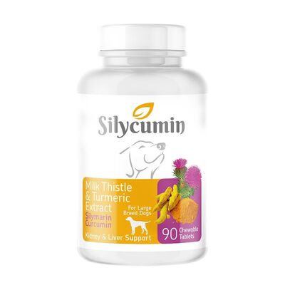 BioPetActive Silycumin 90tablet Kedi ve Küçük Irk Köpekler için Zerdaçal ve Devedikeni Tableti 135gr