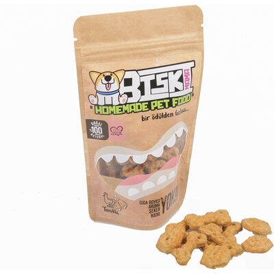 BiskMama Köpek Ödülü Tavuklu 100gr - 1