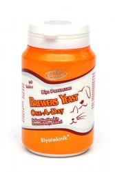 Biyoteknik - Brewers Yeast One A Day - Sarımsaklı Maya (60 Tablet)