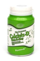 Biyoteknik - Calcivit-D One A Day - Kalsiyum-Fosfor-Vitamin D (60 Tablet)