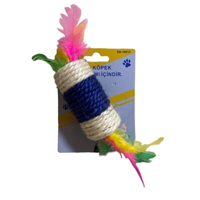 Cans SA10013 Hasıri İp Sargılı Tüylü Oyuncak - 1