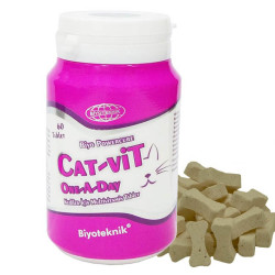 Biyoteknik - Cat-Vit One A Day - Multivitamin (60 Tablet)