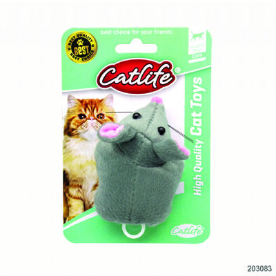 CATLIFE 203083 Kediler için Titreşimli Fare Oyuncak - 1