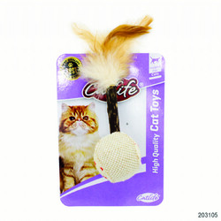 CATLIFE 203105 Tüylü Hacıyatmaz Kedi Oyuncağı