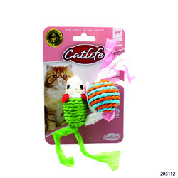 CATLIFE 203112 Kediler İçin Fare ve Top 2li Oyuncak