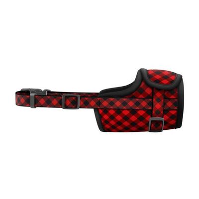 Collar Waudog Red Tartan Köpek Ağızlığı 19-26cm No2  5375 - 1