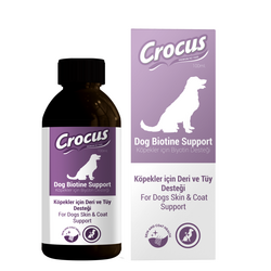 Crocus Köpek Tüy Sağlığı Damlası Biotine 100ml