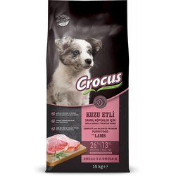 CroCus - Crocus Kuzu Etli Pirinçli Yavru Köpek Maması 15kg