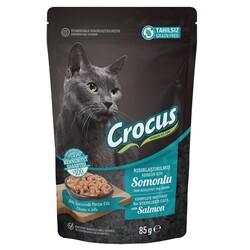 Crocus Tahılsız Kısır Kedi Sterilised Somonlu Jöleli Pouch 85g
