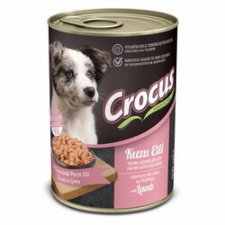 CroCus - Crocus Yavru Köpek Kuzu Etli Yaş Mama 400gr