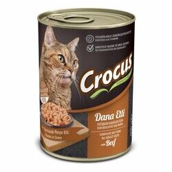 Crocus Yetişkin Kedi Dana Etli Yaş Mama 400gr