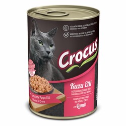 CroCus - Crocus Yetişkin Kedi Kuzu Etli Yaş Mama 400gr