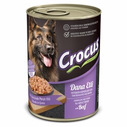 Crocus Yetişkin Köpek Dana Etli Yaş Mama 400gr - Thumbnail