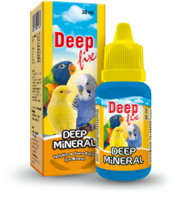 Deep Mineral Kuşlar için Mineral 30ml