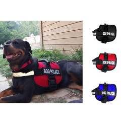 Little Friends Dog Police Köpek Göğüs Tasması Large