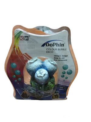 Dophin Mercan Kabarcık Cıkartan Akvaryum Dekoru - 1