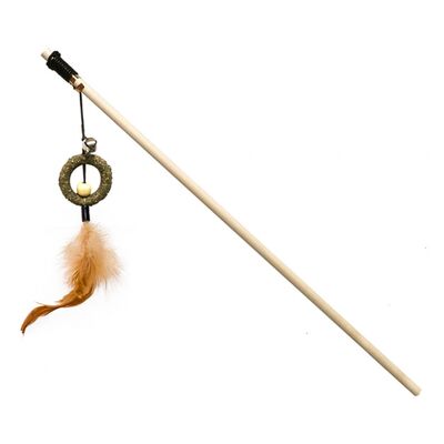 Eastland Catnipli Tüylü Halka Kedi Oltası 40cm - 1