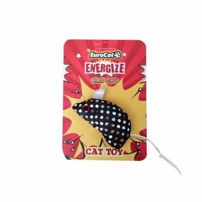 EuroCat Kedi Oyuncağı Parıltılı Benekli Fare  - 1