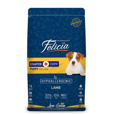 Felicia 6 Kg Yavru Kuzulu Small/Mini Az Tahıllı HypoAllergenic Köpek Maması - 1
