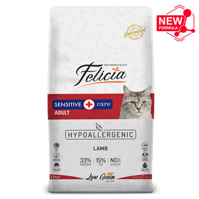 Felicia Az Tahıllı Kuzu Etli Yetişkin Kedi Maması 12kg - 1